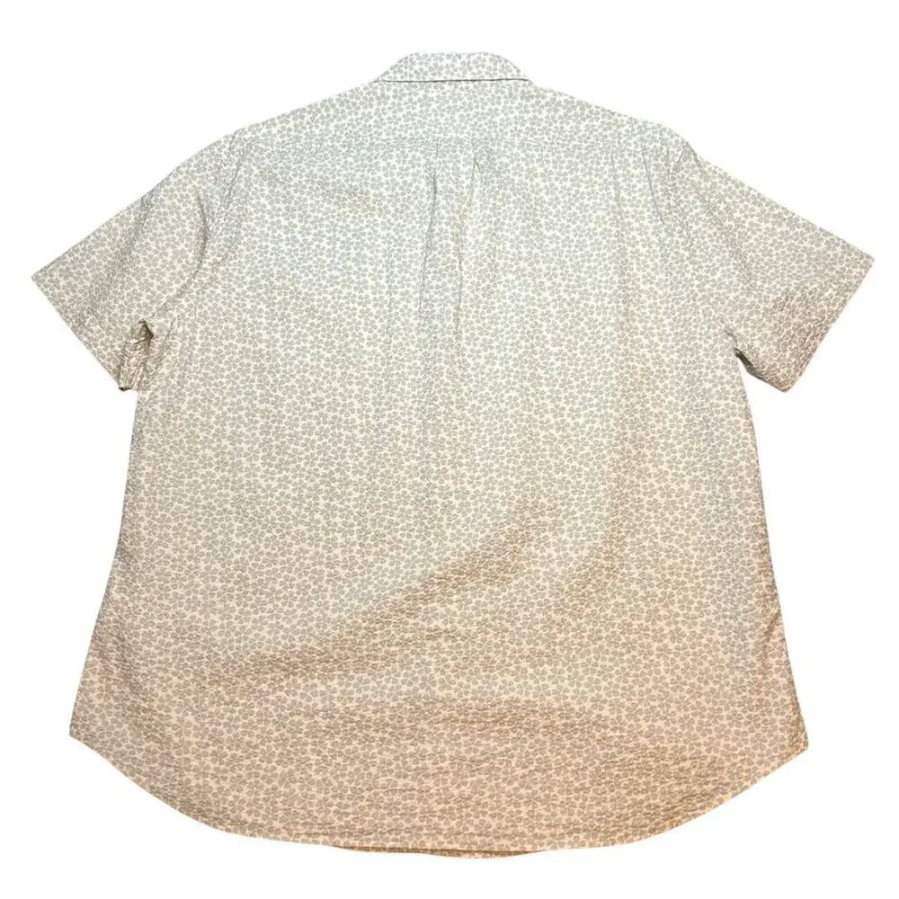 J.Crew Classic Fit Floral Cotton Button Down Shirt Men’s XL NWT Short Sleeve